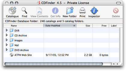 cdfinder-main-window