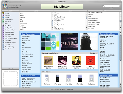 itunes. The iTunes Catalog browser is