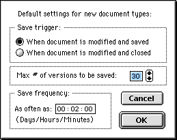 Preferences Dialog